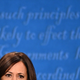Kamala Harris at Wednesday’s vice presidential debate.